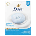 Gentle Exfoliating Beauty Bar Soap - Moisturizing Cleansing Bar, 8-Pack