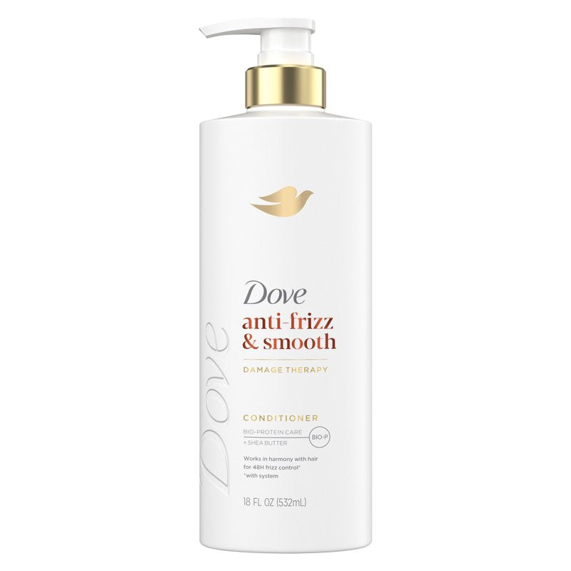 Anti-Frizz Smoothing Conditioner for Frizz-Prone Hair with Shea Butter, 18 Oz