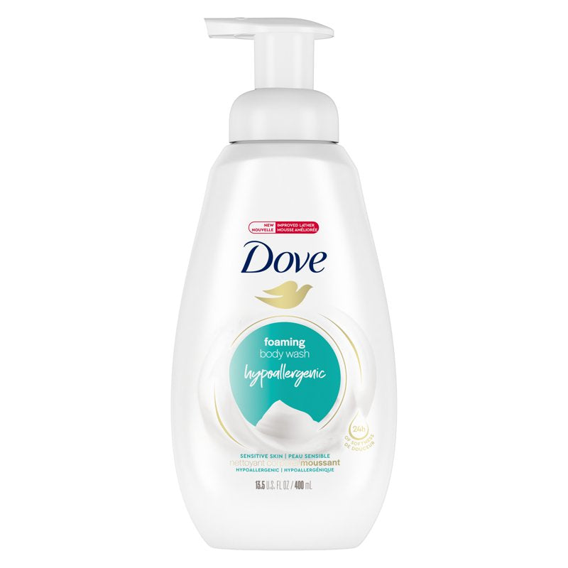 Hypoallergenic Foaming Body Wash for Sensitive Skin - 13.5 fl oz