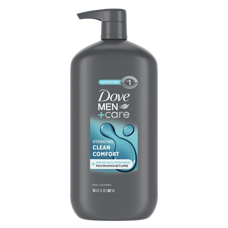 Men's Hydrating Body & Face Wash - Clean Comfort 30 fl oz