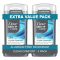 Mens Aluminum-Free Deodorant Stick, 72-Hour Odor Protection, Citrus Scent