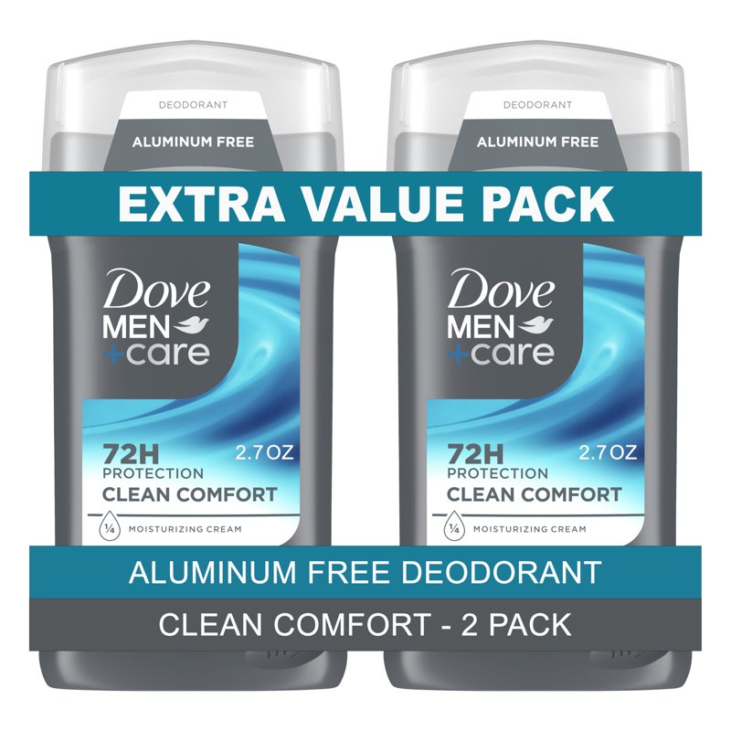 Mens Aluminum-Free Deodorant Stick, 72-Hour Odor Protection, Citrus Scent
