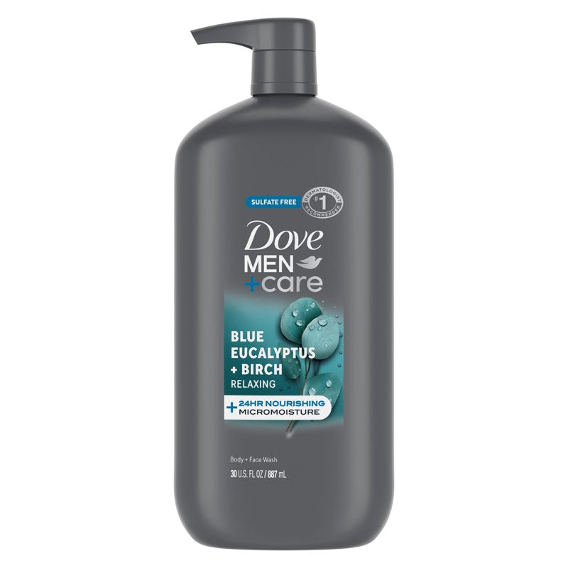 Dove Men+Care Blue Eucalyptus & Birch Body Wash - 30 fl oz