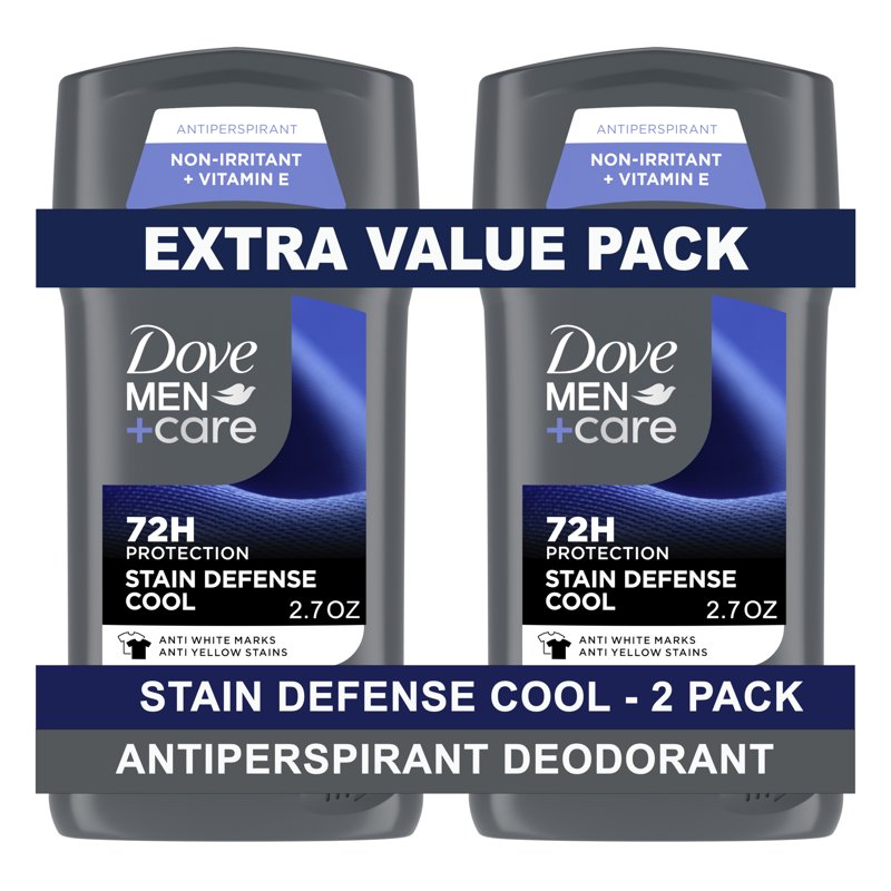 Long Lasting Antiperspirant Deodorant Stick for Men, Cool, 2.7 oz Twin Pack