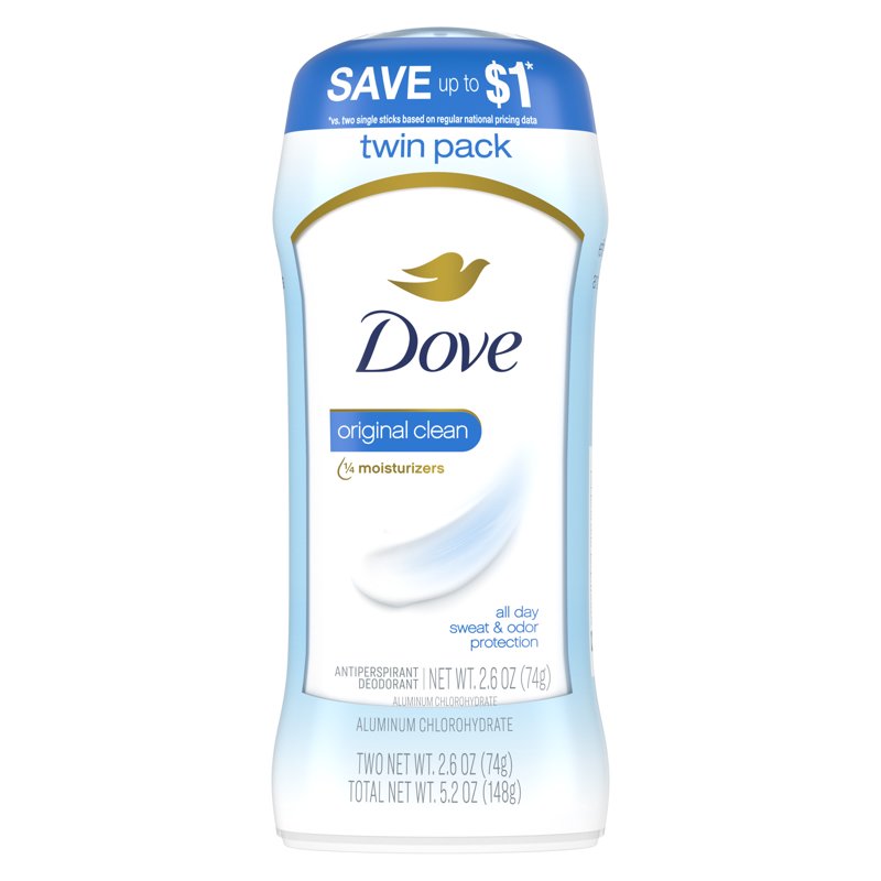 Invisible Solid Antiperspirant Deodorant for Women, Original Clean, 2.6 oz