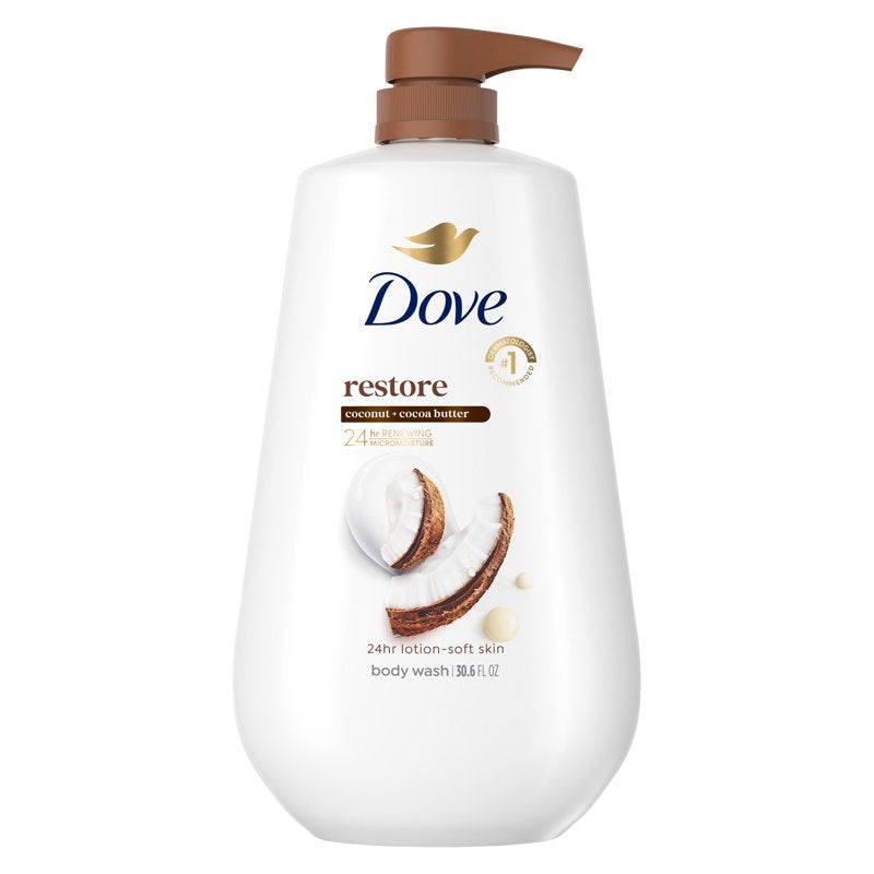 Moisturizing Body Wash with Pump - Coconut Cocoa Butter 30.6 fl oz
