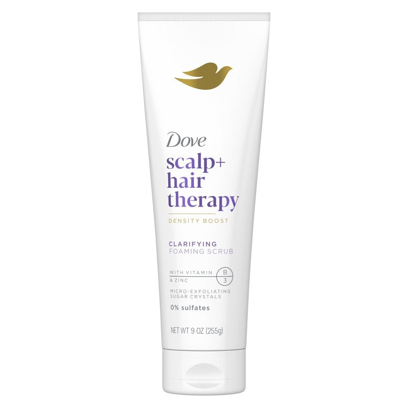 Dove Clarifying Foaming Scrub for Scalp + Hair Therapy - 9 oz
