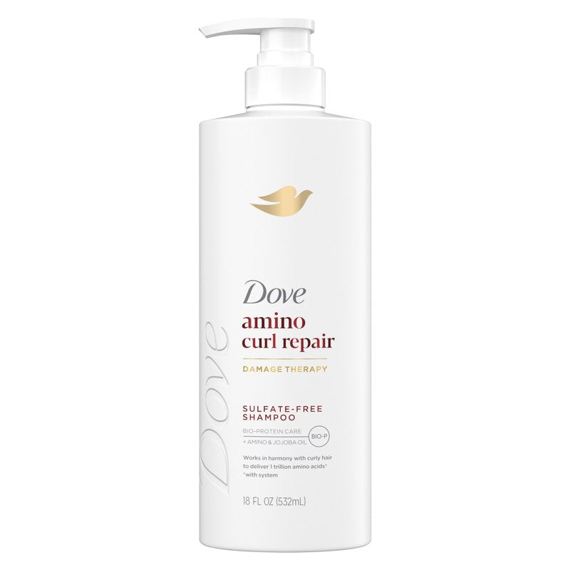 Amino Curl Repair Shampoo for Curly, Coily Hair - 18 Fl Oz