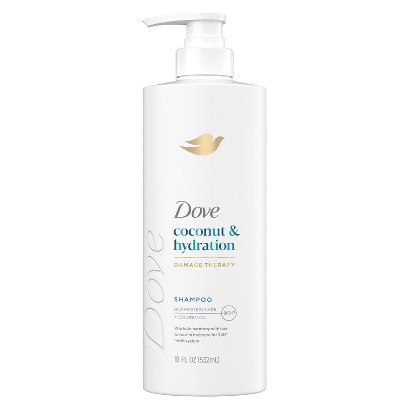 Coconut & Hydration Shampoo for Dry Hair with Bio-Protein Care, 18 Fl Oz