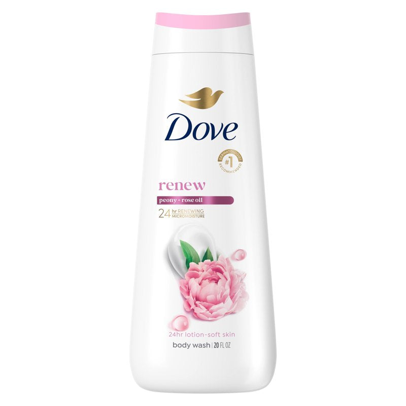 Moisturizing Body Wash with Peony & Rose Oil - 20 fl oz
