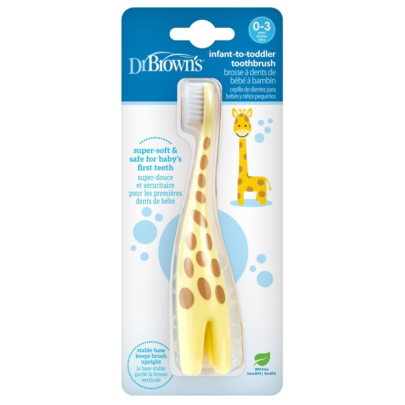 Infant-to-Toddler Training Toothbrush Set - Soft Bristles for 0-3 Years