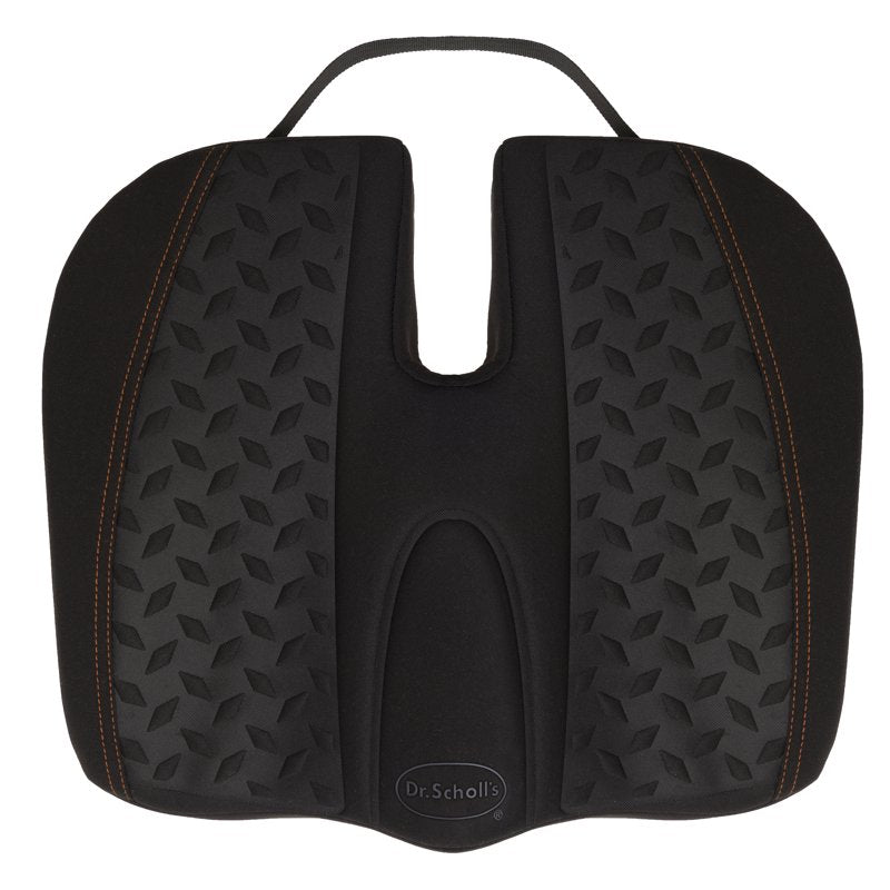 Extra-Firm Copper-Infused Memory Foam Seat Cushion - Black
