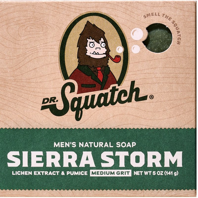 Natural Bar Soap for Men - Sierra Storm, 5 oz Cold Process Soap