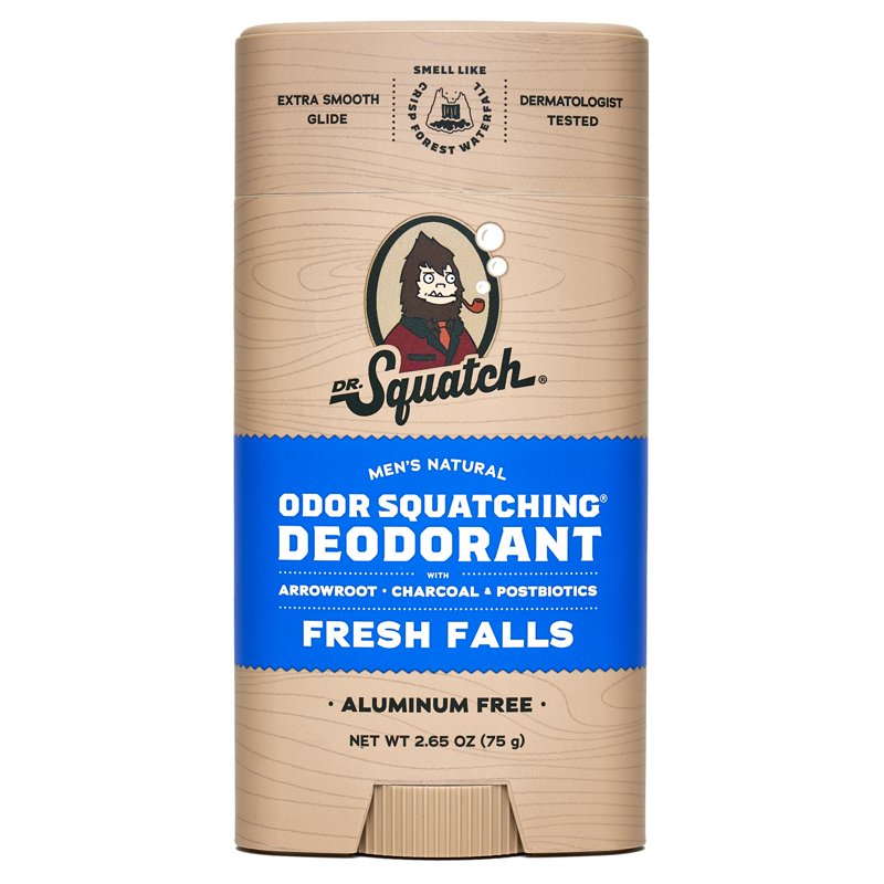 Natural Aluminum-Free Deodorant for Men - Fresh Falls, 2.65 Oz