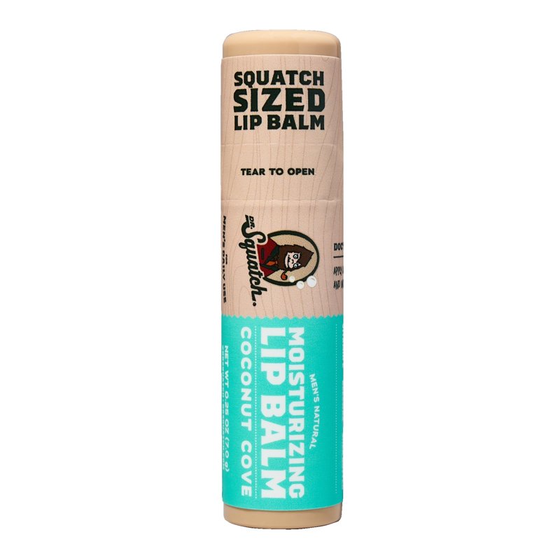 Natural Moisturizing Lip Balm for Men - Matte Finish Lip Care 0.25 Oz