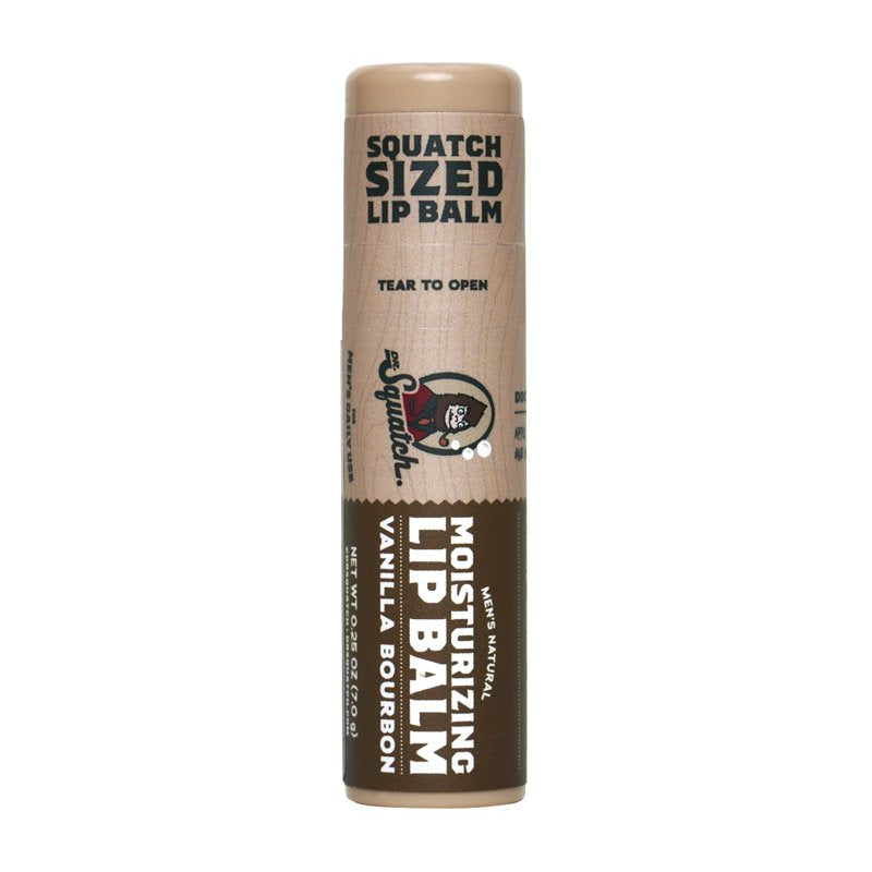 Natural Moisturizing Lip Balm for Men - Vanilla Bourbon Matte Finish