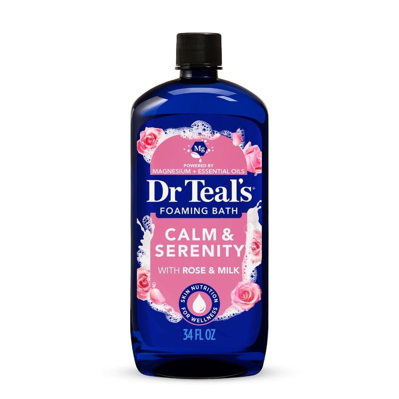 Calm & Serenity Foaming Bath with Rose Oil & Milk Protein - 34 fl oz