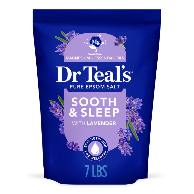Epsom Salt Soak for Relaxation with Lavender - 7 lbs
