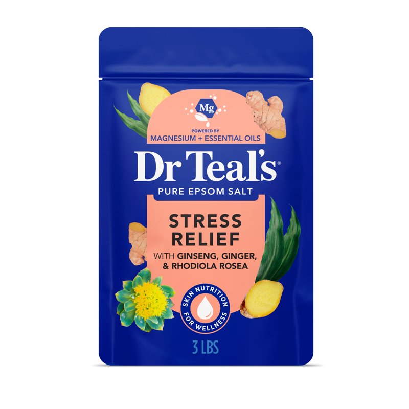 Epsom Salt Magnesium Soak - Stress Relief with Ginseng & Ginger