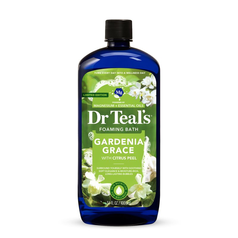 Gardenia Grace Foaming Bath with Pure Epsom Salt - 34 fl oz