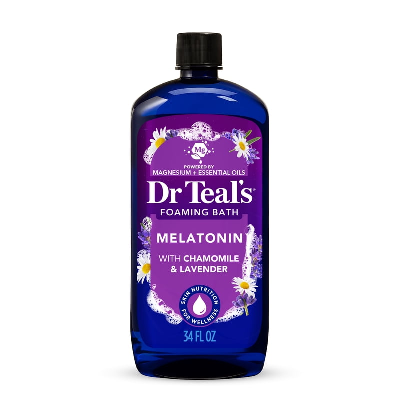 Sleep Foaming Bath with Melatonin, Lavender & Chamomile - 34 fl oz