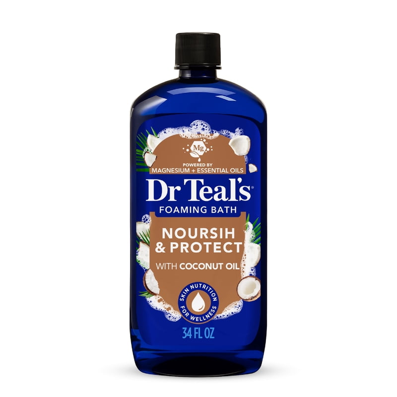 Nourish & Protect Foaming Bubble Bath with Epsom Salt & Coconut Oil - 34 fl oz