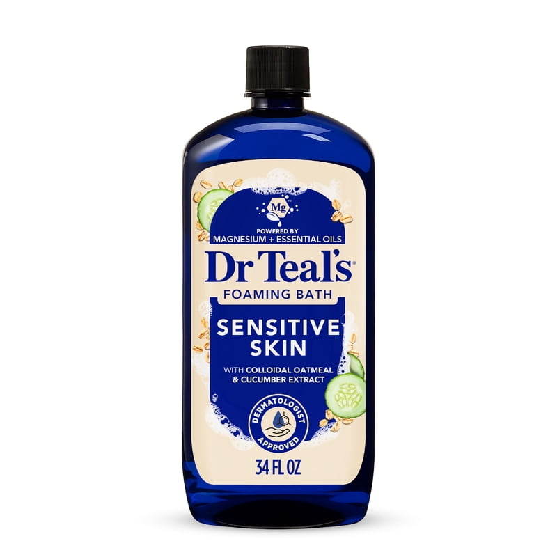 Sensitive Skin Foaming Bath with Epsom Salt & Oatmeal - 34 fl oz