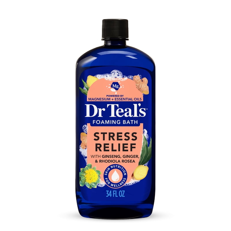 Stress Relief Foaming Bath with Epsom Salt & Essential Oils - 34 fl oz