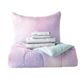 Full-Size Child Comforter Set - Pink Twilight 7 Piece Microfiber Bedding