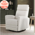 Glider Recliner Rocking Chair with 360° Swivel Motion - Multiple Colors