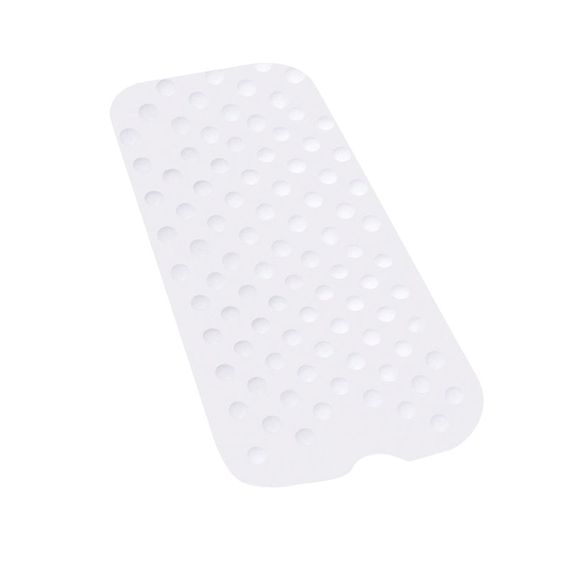 Long Non-Slip Bathtub Shower Mat with Suction Cups - Safe Bathing Accessory