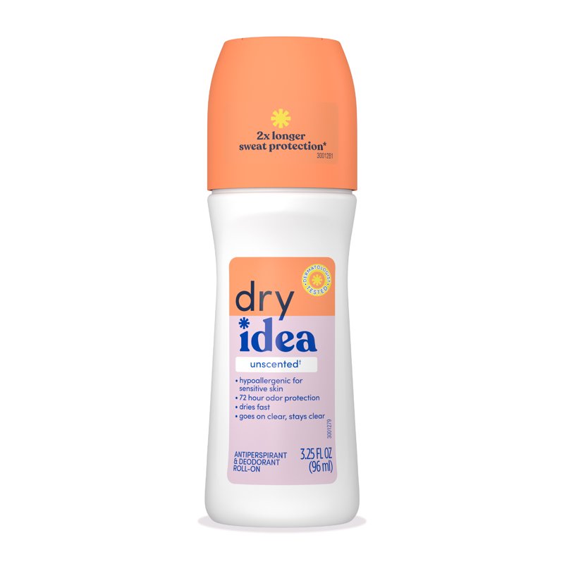Unscented Roll-On Antiperspirant Deodorant for Sensitive Skin - 3.25 oz