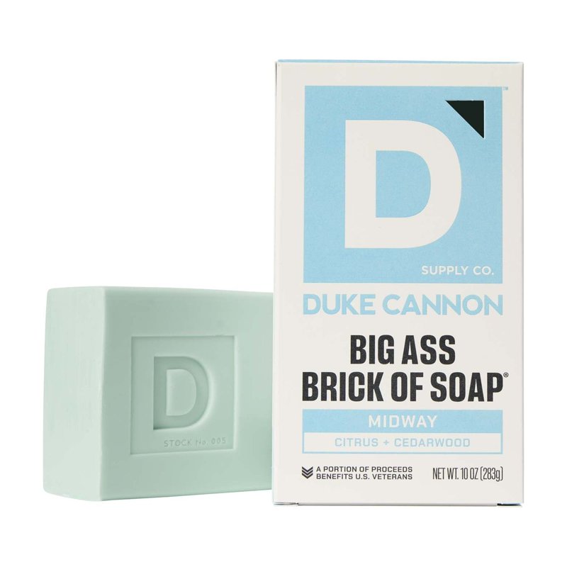 Large Men's Bar Soap - Midway Scent, Citrus & Cedarwood, 10 oz