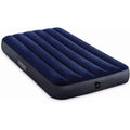 Intex 10 Inch Twin Navy Blue Dura-Beam Air Mattress with Fiber-Tech Support