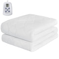 Electric Heated Mattress Pad Queen Size 80x60 with Dual Control & 10 Heat Levels