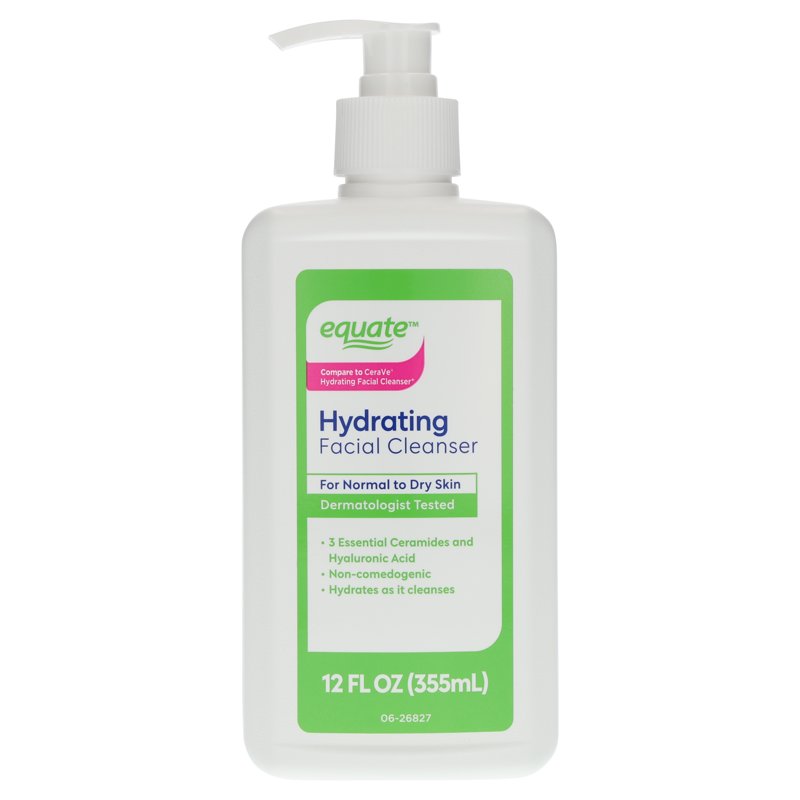 Hydrating Facial Cleanser for Normal to Dry Skin, 12 fl oz