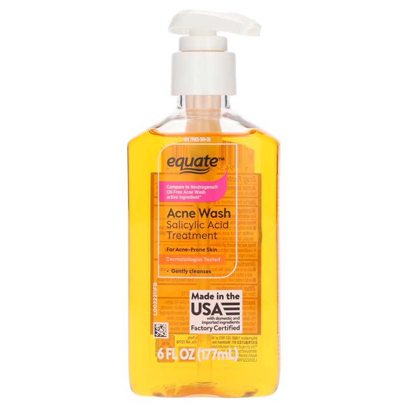 Salicylic Acid Acne Face Wash, 2% Treatment for Clear Skin - 6 fl oz