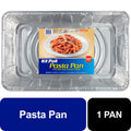 Extra Large Disposable Pasta Pan for Full Size Steam Tables - 19.5 x 11.5 x 3.5 in.