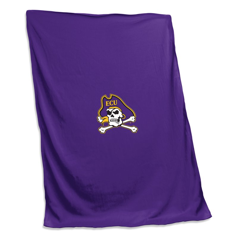 East Carolina Pirates Sweatshirt Blanket - 54 x 84 Inches Cozy Throw for Fans
