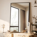 Rectangular Bathroom Mirror 36x24 Inch Wall Mounted Vanity Mirror Black Variation