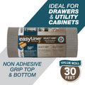 Select Grip Shelf Liner, Light Gray, 12 in. x 30 ft. Roll