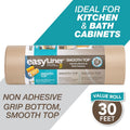 Smooth Top Shelf Liner - Taupe 12 in. x 30 ft. Roll