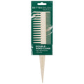 Double-Sided Bamboo Hair Comb for Detangling and Styling