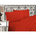 Split King Bedding Sheet Set - Elegant Comfort Holiday Gift Rust