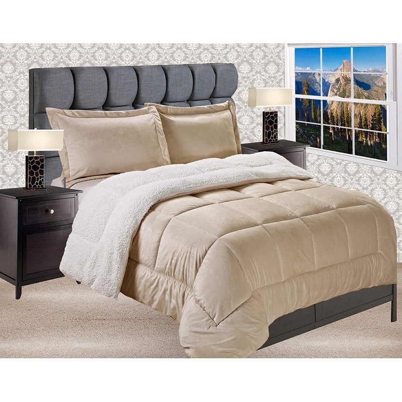 Reversible Down Alternative Comforter Set Twin XL - Gold