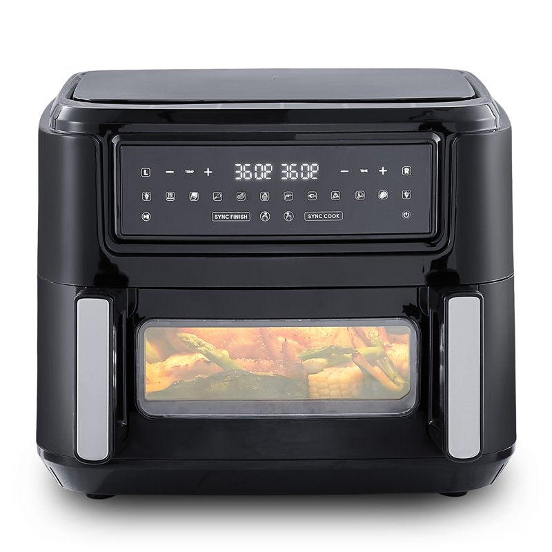 10.5L Dual Zone Digital Air Fryer - Large Capacity Family Oven