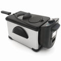 2Qt Stainless Steel Deep Fryer with Adjustable Temperature Control