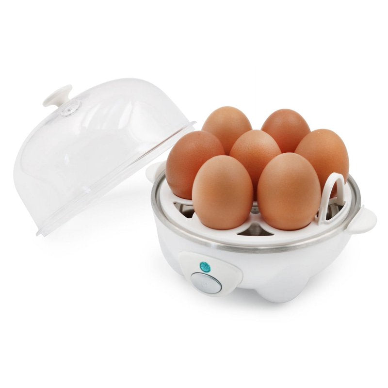 Automatic 7-Egg Cooker - Hard, Medium & Soft Boiled Egg Steamer