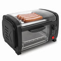 Hot Dog Roller and Toaster Oven Combo with 30-Minute Timer