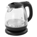 1L Electric Glass Water Kettle with LED Light and Auto Shut-Off